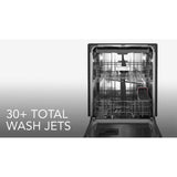 KITCHENAID  Third Level Utensil Rack Dishwasher with 30+ Total Wash Jets, 39 dBA - Stainless Steel with PrintShield™ Finish (KDTE204KPS)