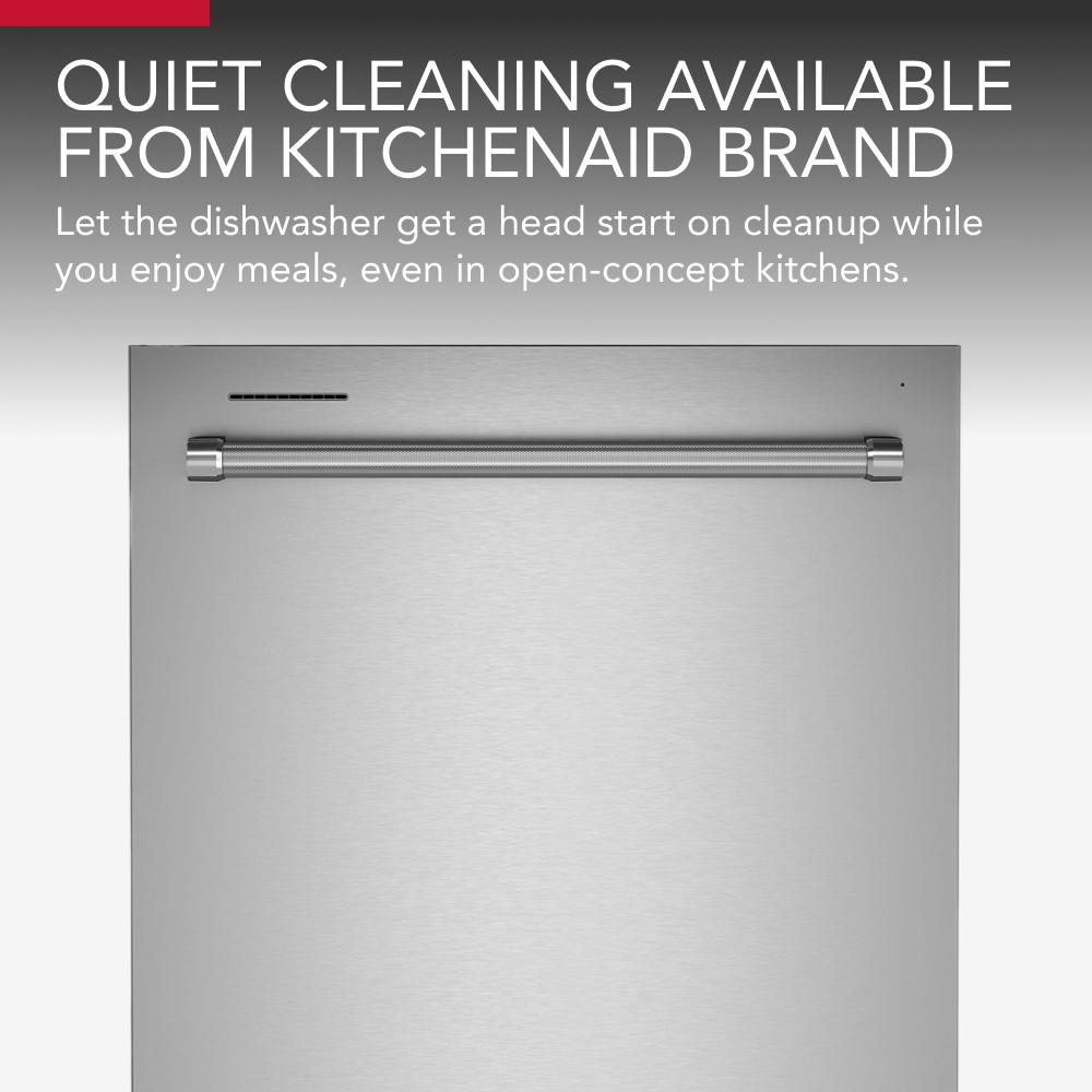 KITCHENAID  Third Level Utensil Rack Dishwasher with 30+ Total Wash Jets, 39 dBA - Stainless Steel with PrintShield™ Finish (KDTE204KPS)