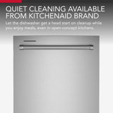 KITCHENAID  Third Level Utensil Rack Dishwasher with 30+ Total Wash Jets, 39 dBA - Stainless Steel with PrintShield™ Finish (KDTE204KPS)
