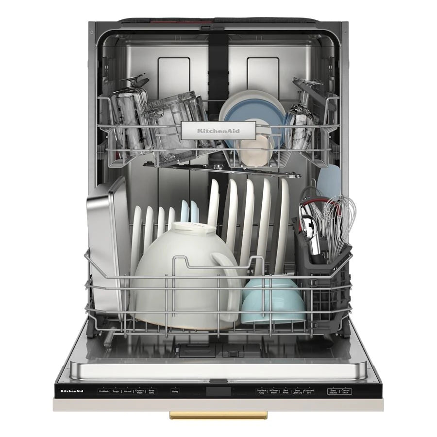 KITCHENAID  44 dBA Panel-Ready Two-Rack Flush Dishwasher with Door-Open Dry System - Panel Ready (KDTF324PPA)
