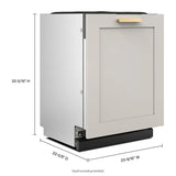 KITCHENAID  44 dBA Panel-Ready Two-Rack Flush Dishwasher with Door-Open Dry System - Panel Ready (KDTF324PPA)
