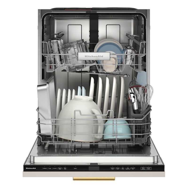KITCHENAID 44 dBA Two-Rack Flush Dishwasher with Door-Open Dry System - Panel Ready (KDTF324PPA)