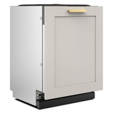 KITCHENAID 44 dBA Two-Rack Flush Dishwasher with Door-Open Dry System - Panel Ready (KDTF324PPA)