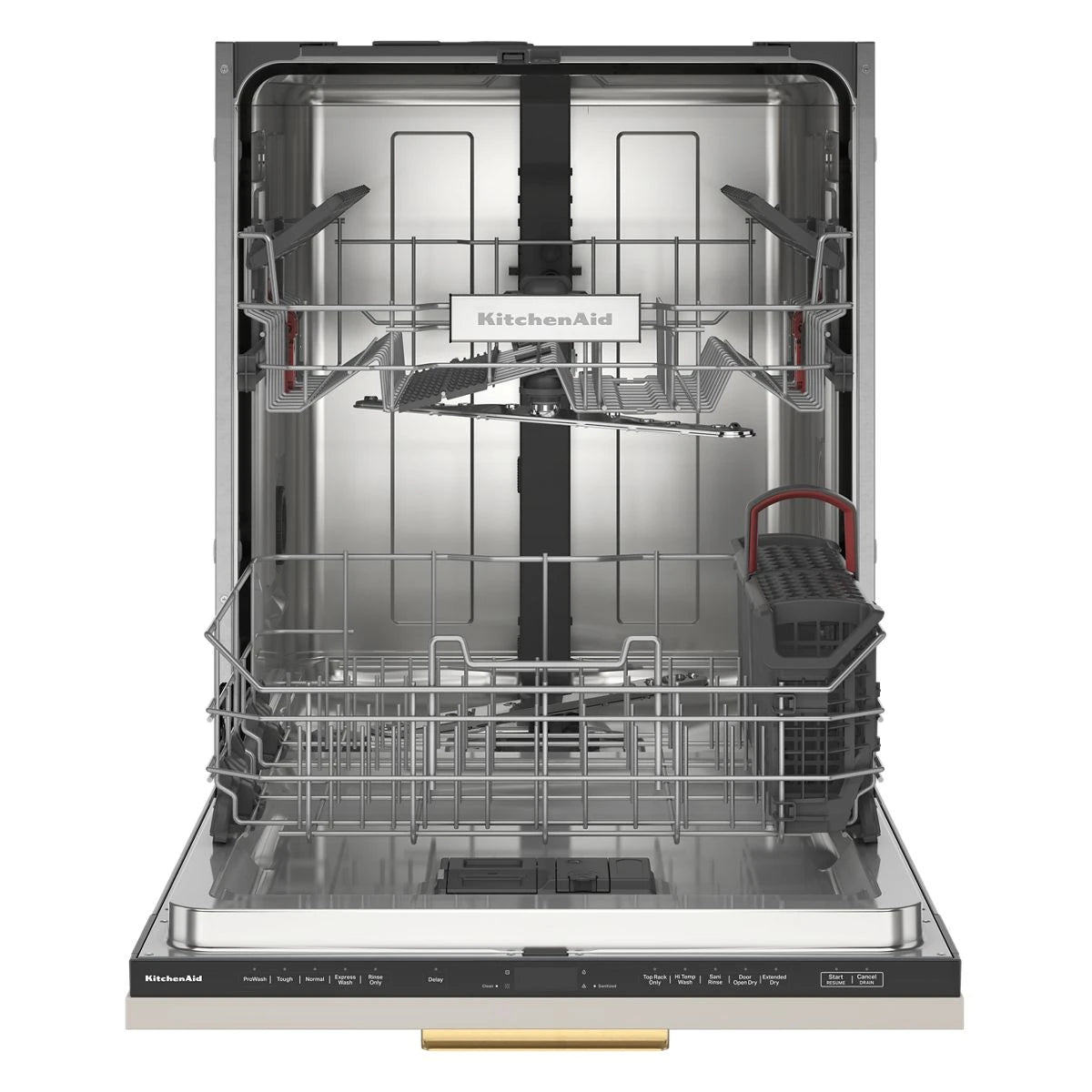 KitchenAid  44 dBA Two-Rack Flush Dishwasher with Door-Open Dry System - Panel Ready (KDTF324PPA)