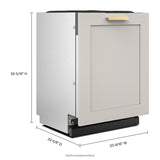 KITCHENAID 44 dBA Two-Rack Flush Dishwasher with Door-Open Dry System - Panel Ready (KDTF324PPA)
