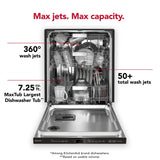 KITCHENAID 44 dBA Dishwasher in PrintShield Finish with FreeFlex™ Third Rack - Stainless Steel with PrintShield™ Finish (KDTM604KPS)