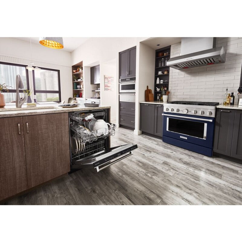 KITCHENAID 44 dBA Dishwasher with FreeFlex Third Rack and LED Interior Lighting - Stainless Steel with PrintShield™ Finish (KDTM704KPS)