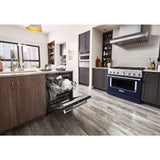 KITCHENAID 44 dBA Dishwasher with FreeFlex Third Rack and LED Interior Lighting - Stainless Steel with PrintShield™ Finish (KDTM704KPS)