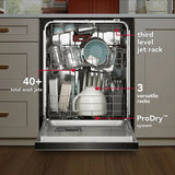 KITCHENAID  Third Level Jet Rack Dishwasher with 40+ Total Wash Jets 41 dBA - PrintShield Stainless (KDTS324SPS)