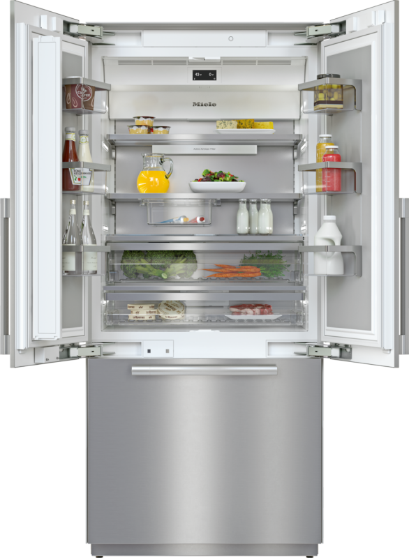 Miele MasterCool FrenchDoor? For high-end design and?technology on a large scale. - Stainless steel/CleanSteel (KF2982SF)