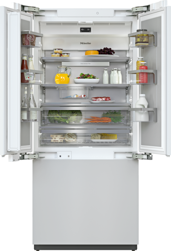 Miele MasterCool FrenchDoor? For high-end design and?technology on a large scale. - Stainless Steel (KF2982VI)
