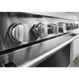 KitchenAid 36'' Smart Commercial-Style Dual Fuel Range with 6 Burners - Stainless Steel (KFDC506JSS)