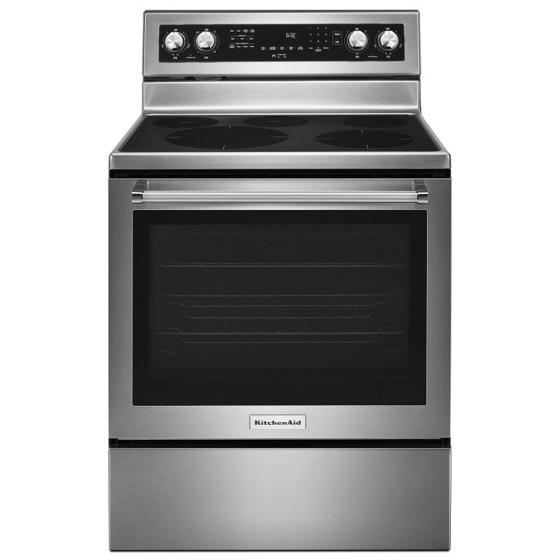 KITCHENAID 30" 5-Element Electric Convection Range - Stainless Steel (KFEG500ESS)