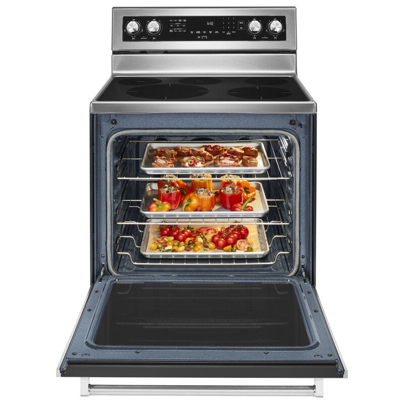 KITCHENAID 30" 5-Element Electric Convection Range - Stainless Steel (KFEG500ESS)