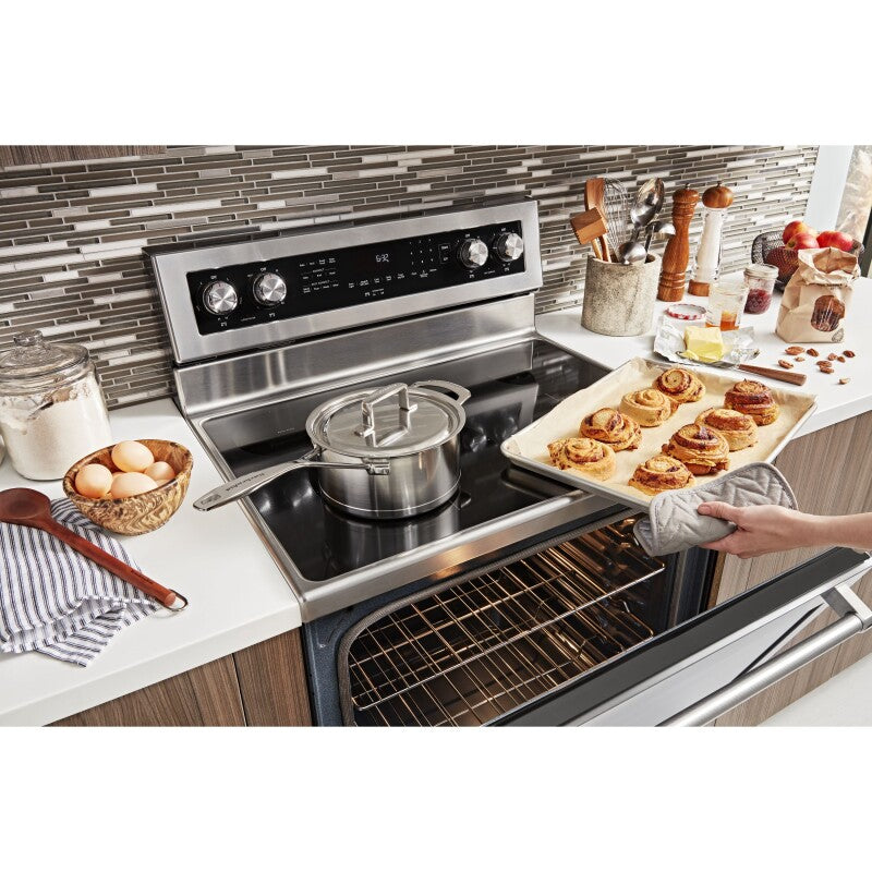 KITCHENAID 30" 5-Element Electric Convection Range - Stainless Steel (KFEG500ESS)