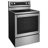 KITCHENAID 30" 5-Element Electric Convection Range - Stainless Steel (KFEG500ESS)