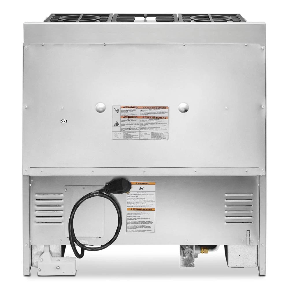 KitchenAid  36" Smart Commercial-Style Gas Range with 6 Burners - Stainless Steel (KFGC506JSS)