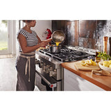 KitchenAid  36" Smart Commercial-Style Gas Range with 6 Burners - Stainless Steel (KFGC506JSS)