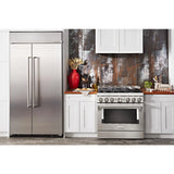 KitchenAid  36" Smart Commercial-Style Gas Range with 6 Burners - Stainless Steel (KFGC506JSS)