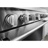 KITCHENAID  KITCHENAID PRO RANGE GAS 36" 6 BRNR - Stainless Steel (KFGC506JSS)