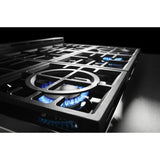 KITCHENAID  KITCHENAID PRO RANGE GAS 36" 6 BRNR - Stainless Steel (KFGC506JSS)
