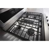 KitchenAid  30-inch 5 Burner Gas Double Oven Convection Range - Stainless Steel (KFGD500ESS)