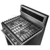 KITCHENAID  30-Inch 5-Burner Gas Convection Range - Stainless Steel (KFGG500ESS)