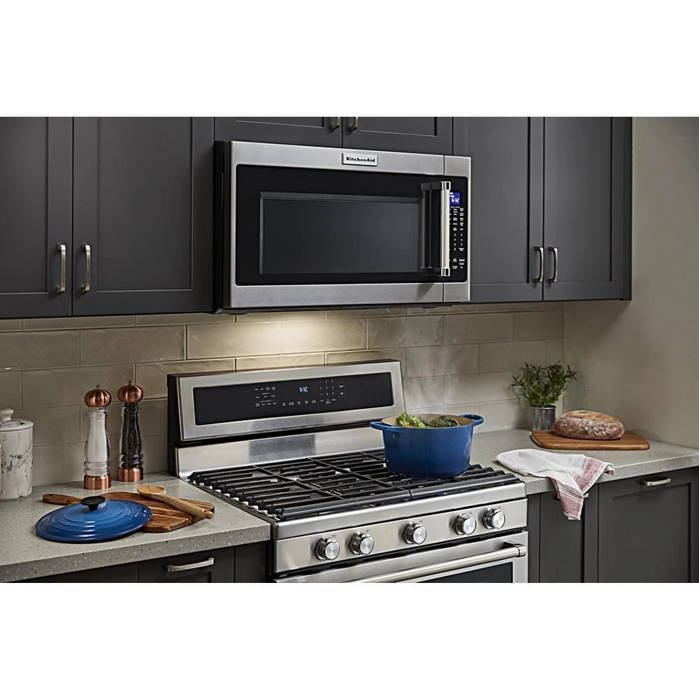 KITCHENAID  30-Inch 5-Burner Gas Convection Range - Stainless Steel (KFGG500ESS)