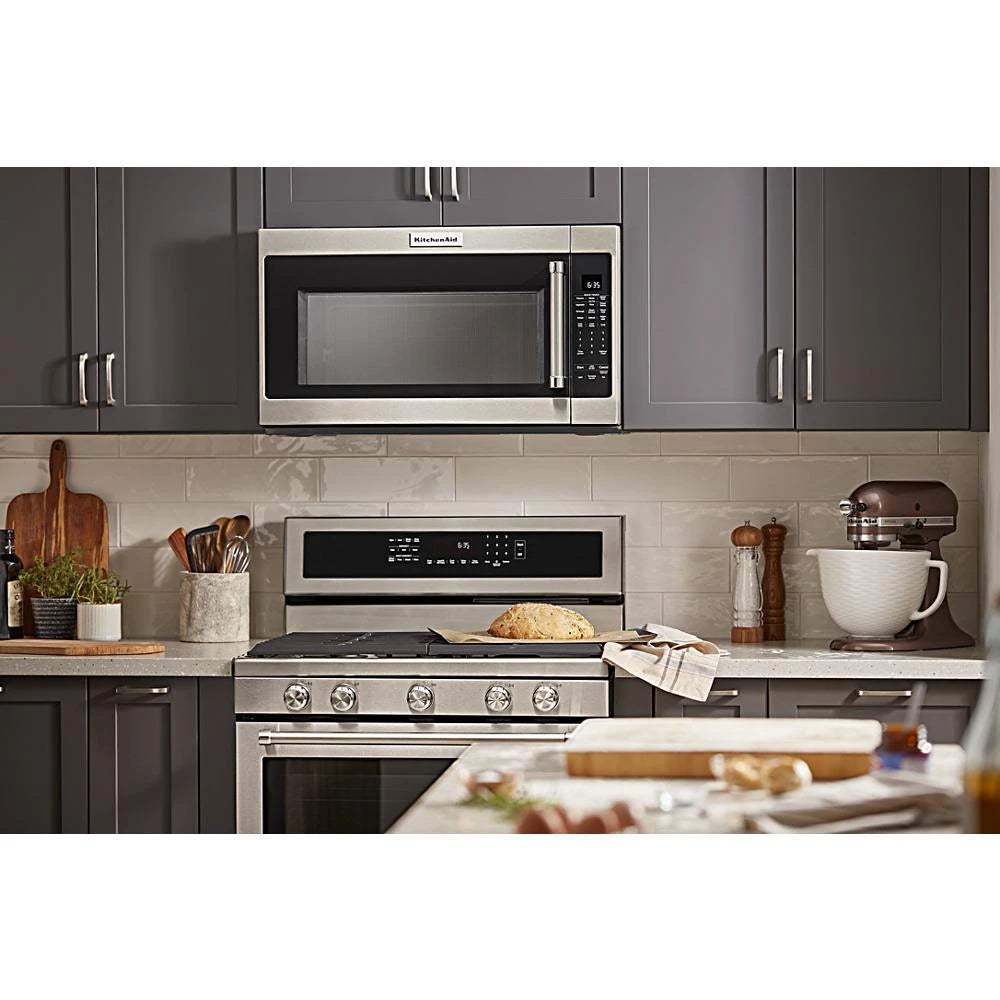KITCHENAID  30-Inch 5-Burner Gas Convection Range - Stainless Steel (KFGG500ESS)