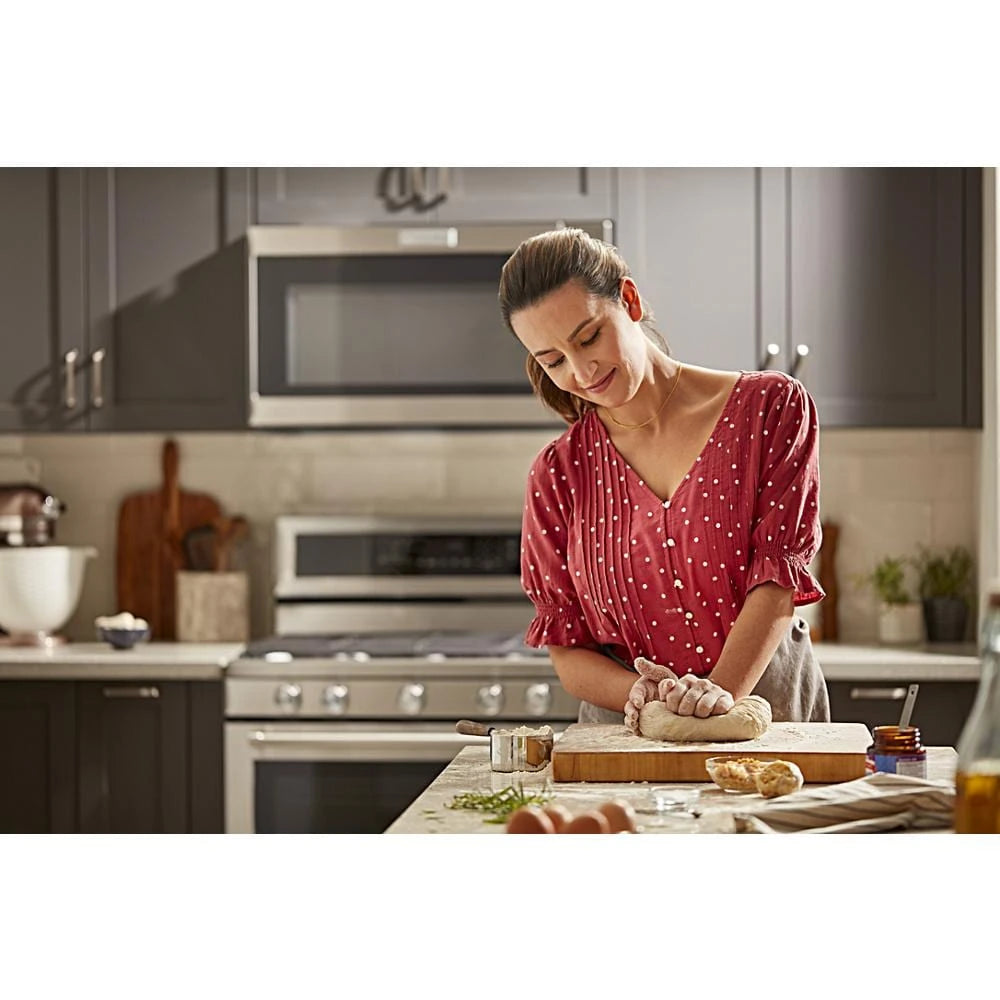 KITCHENAID  30-Inch 5-Burner Gas Convection Range - Stainless Steel (KFGG500ESS)