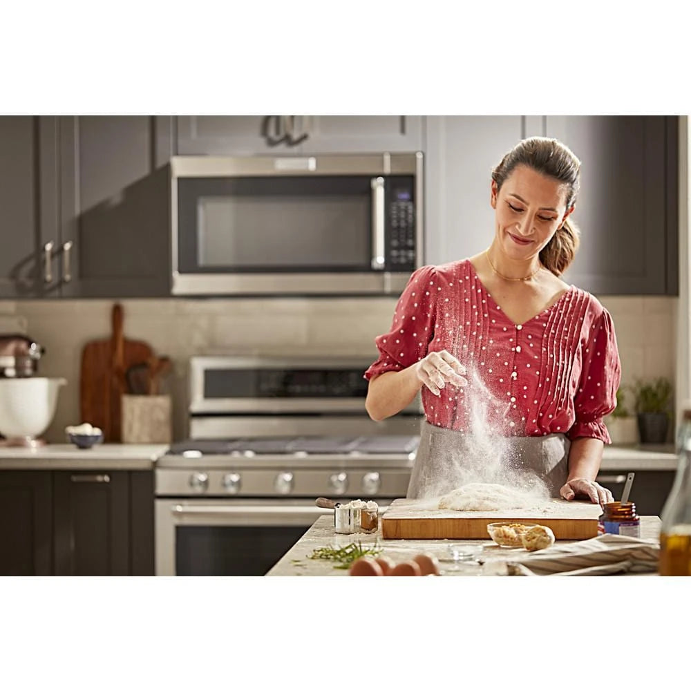 KITCHENAID  30-Inch 5-Burner Gas Convection Range - Stainless Steel (KFGG500ESS)