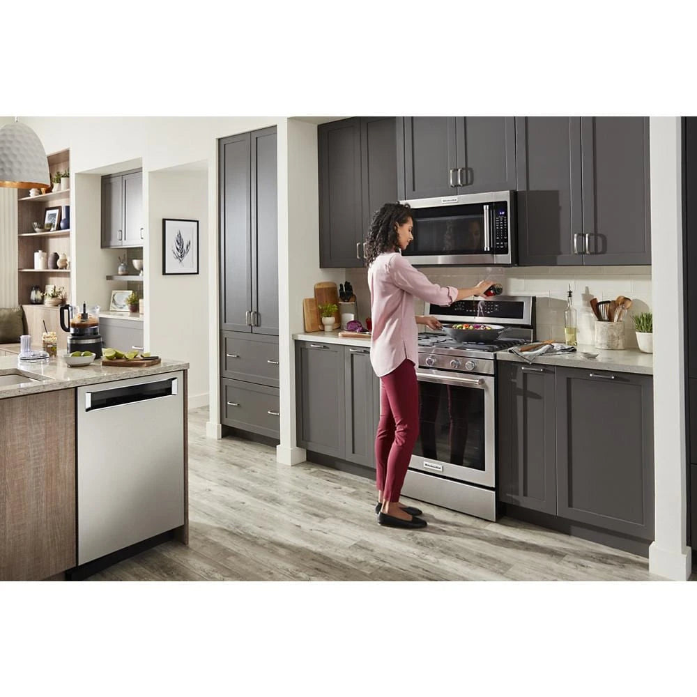 KITCHENAID  30-Inch 5-Burner Gas Convection Range - Stainless Steel (KFGG500ESS)