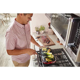 KITCHENAID  30-Inch 5-Burner Gas Convection Range - Stainless Steel (KFGG500ESS)