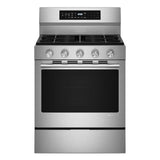KITCHENAID  5.0 Cu. Ft. Smart Freestanding Gas Range With Convection Cooking Modes - PrintShield™ Stainless Finish (KFGS530SPS)