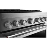 KITCHENAID  36-Inch 6 Burner Commercial-Style Gas Range with No Preheat Air Fry Mode - Stainless Steel (KFGS936SSS)