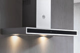 BERTAZZONI  30 Wallmount Hood, Glass Front, 1 motor 600 CFM - Stainless Steel (KG30X)