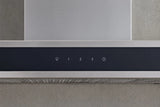 BERTAZZONI  36 Wallmount Hood, Glass Front, 1 motor 600 CFM - Stainless Steel (KG36X)