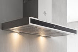 BERTAZZONI  48 Wallmount Hood, Glass front, 1 motor 600 CFM - Stainless Steel (KG48X)