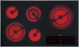 Miele Electric cooktop with direct selection plus including timer for maximum user convenience. - Black (KM5860240V)