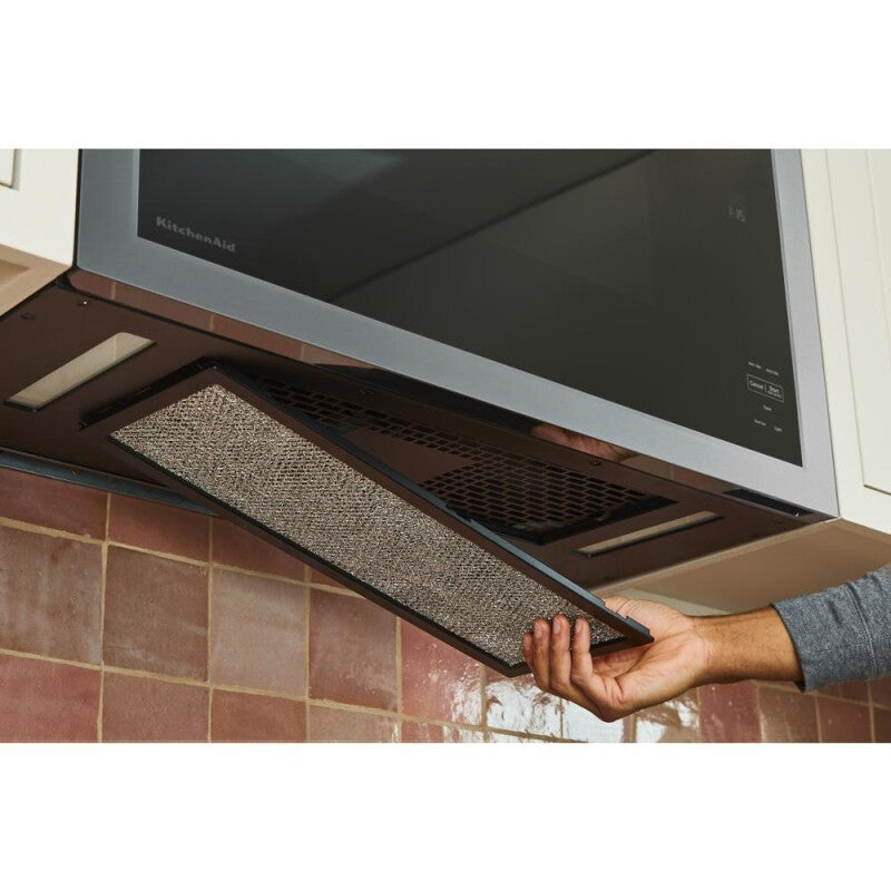 KitchenAid Over-The-Range Microwave with Flush Built-In Design - Stainless Steel (KMMF330PSS)
