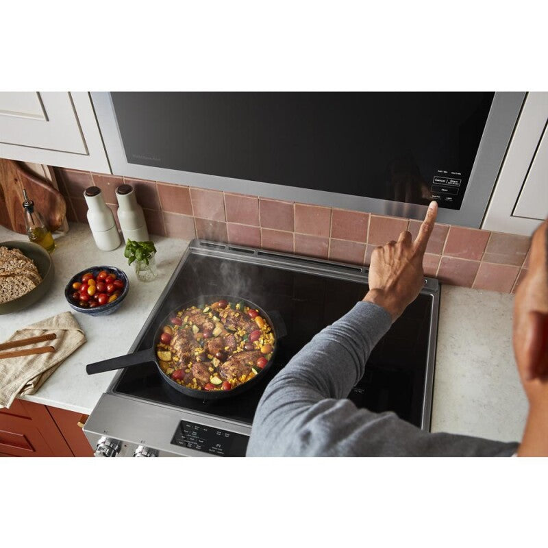 KitchenAid Over-The-Range Microwave with Flush Built-In Design - Stainless Steel (KMMF330PSS)