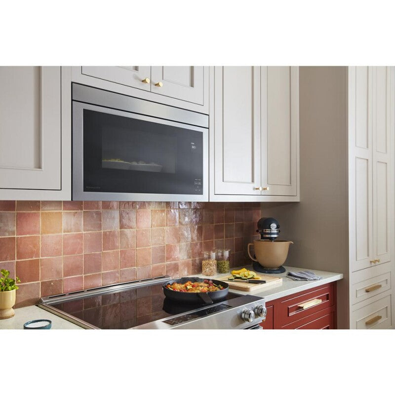 KitchenAid Over-The-Range Microwave with Flush Built-In Design - Stainless Steel (KMMF330PSS)