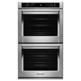 KitchenAid 30" Double Wall Oven with Even-Heat  True Convection (Upper Oven) - Stainless Steel (KODE300ESS)