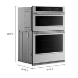 KITCHENAID  30-inch Electric Combo Wall Oven with No Preheat Air Fry Mode - PrintShield™ Finish - PrintShield Stainless (KOEC530SPS)