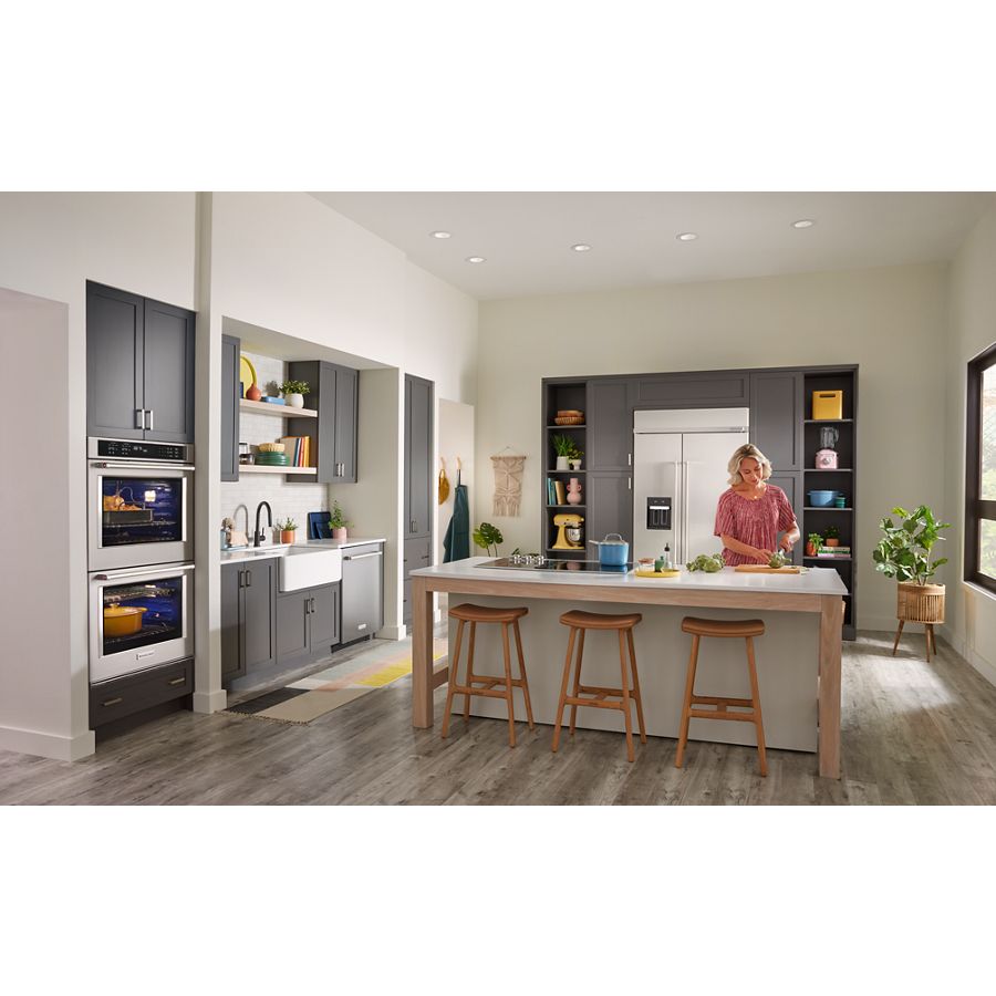 KITCHENAID  30" Double Wall Ovens With Air Fry Mode - Stainless Steel (KOED530PSS)