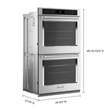 KITCHENAID  30" Double Wall Ovens With Air Fry Mode - Stainless Steel (KOED530PSS)