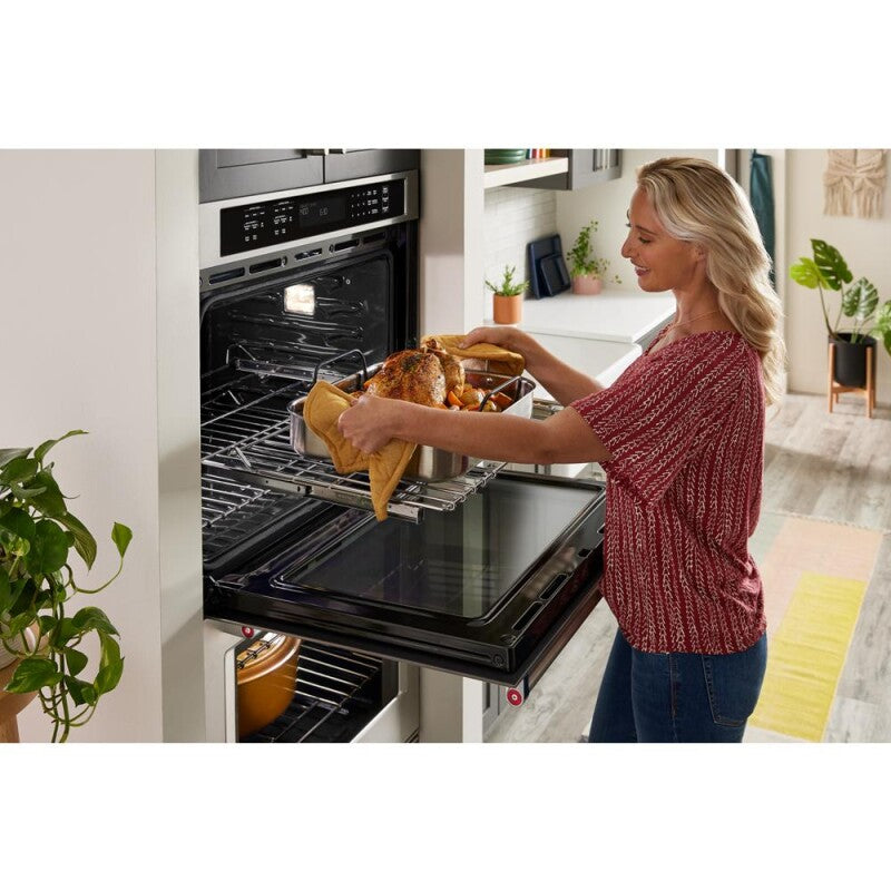 KitchenAid 30" Double Wall Oven with Air Fry Mode - Stainless Steel (KOED530PSS)