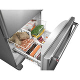 KitchenAid 19 cu. ft. 30-Inch Width Full Depth Non Dispense Bottom Mount Refrigerator - Stainless Steel (KRBL109ESS)