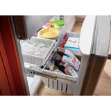 KITCHENAID  20 Cu. Ft. 36-inch Width Counter-depth French Door Refrigerator With Interior Dispense - Stainless Steel (KRFC136RPS)
