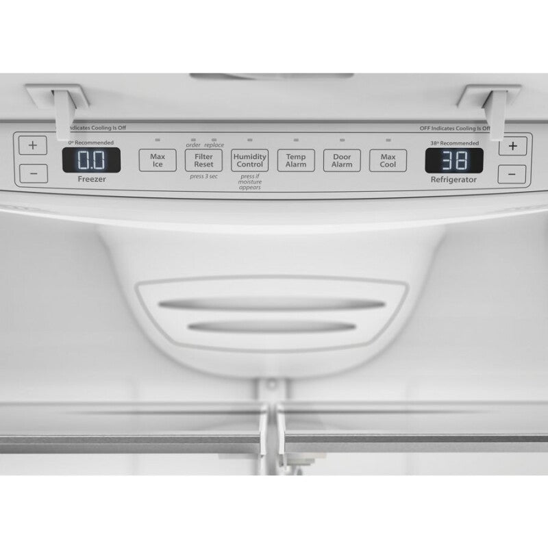 KitchenAid 20 Cu. Ft. French Door Refrigerator with Interior Water Dispenser - Stainless Steel (KRFC136RPS)